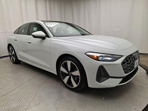 Glacier White Metallic 2025 Audi A5 Premium TFSI quattro S tronic