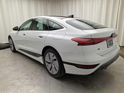 Glacier White Metallic 2025 Audi A6 e-tron Premium