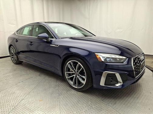 Navarra Blue Metallic 2023 Audi A5 Sportback 45 S Line Premium