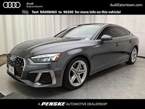 Daytona Gray Metallic 2022 Audi A5 Sportback 45 S Line Premium Plus