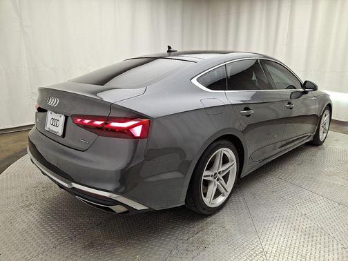 Daytona Gray Metallic 2022 Audi A5 Sportback 45 S Line Premium Plus