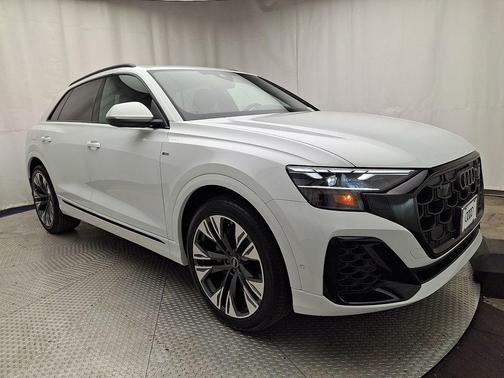 White 2026 Audi Q8 55 Premium Plus