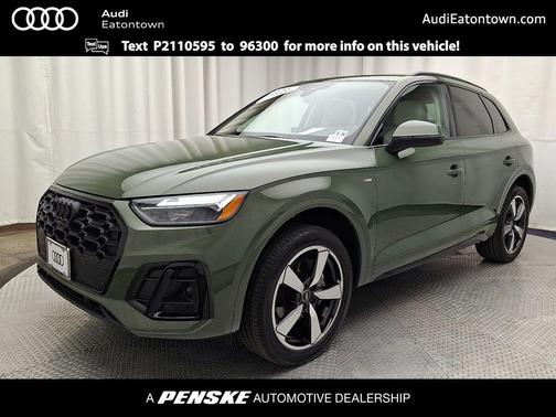 District Green Metallic 2023 Audi Q5 45 S line Premium Plus