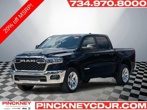 Diamond Black Crystal Pearlcoat 2025 RAM 1500 Big Horn/Lone Star