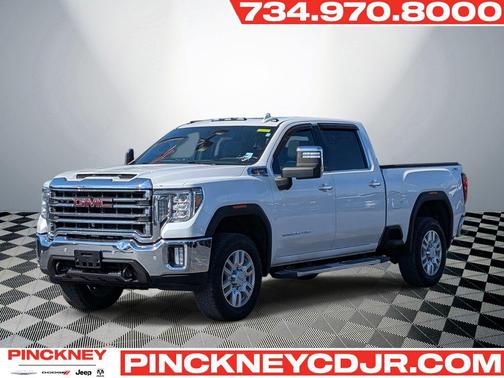 White Frost Tricoat 2020 GMC Sierra 2500 SLT