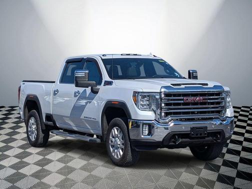White Frost Tricoat 2020 GMC Sierra 2500 SLT