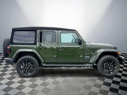 Sarge Green Clearcoat 2023 Jeep Wrangler 4xe Sahara