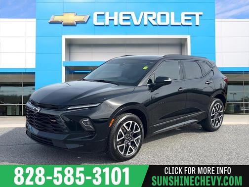 Black 2024 Chevrolet Blazer RS