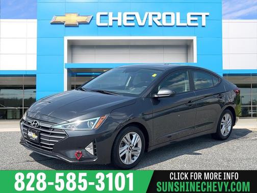 Portofino Gray 2020 Hyundai ELANTRA SEL