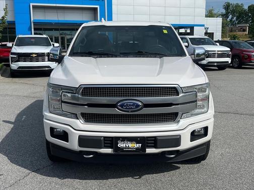 White Platinum Tri-Coat Metallic 2018 Ford F-150 Platinum