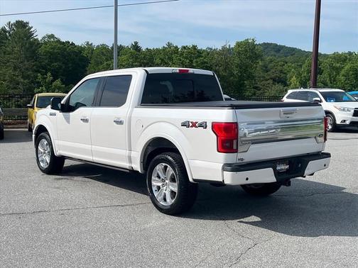 White Platinum Tri-Coat Metallic 2018 Ford F-150 Platinum