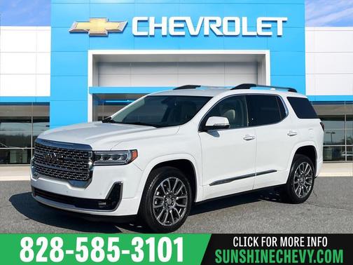 Summit White 2023 GMC Acadia Denali