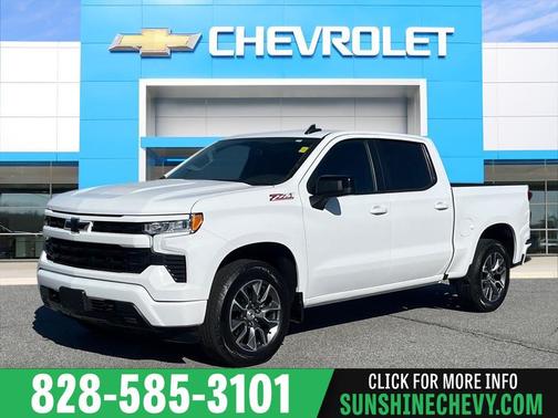 Summit White 2025 Chevrolet Silverado 1500 RST