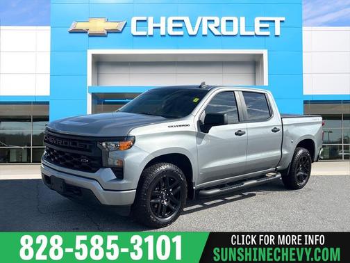 Sterling Gray Metallic 2024 Chevrolet Silverado 1500 Custom