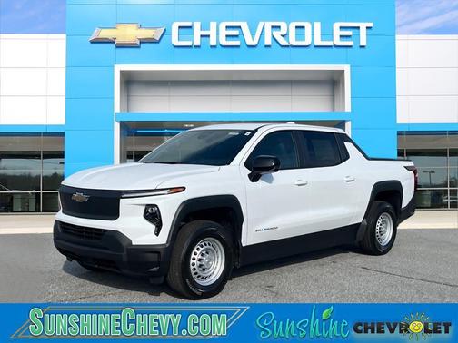 White 2026 Chevrolet Silverado EV WT