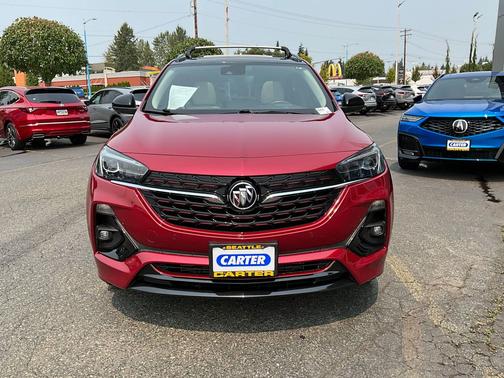 Chili Red Metallic 2020 Buick Encore GX Essence