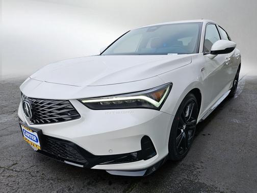 Platinum White Pearl 2026 Acura Integra FWD A-Spec with Technology