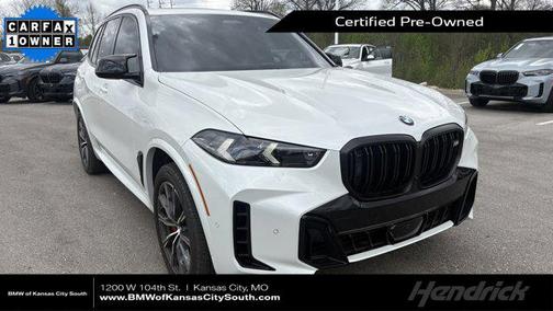Mineral White Metallic 2025 BMW X5 M60i