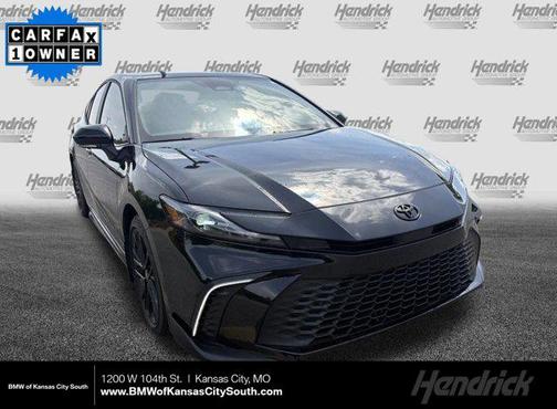 Midnight Black Metallic 2025 Toyota Camry SE
