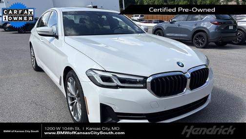 Alpine White 2023 BMW 530 i xDrive