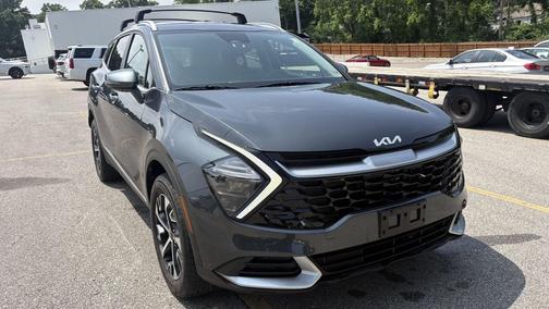 Gravity Gray 2023 Kia Sportage Hybrid EX