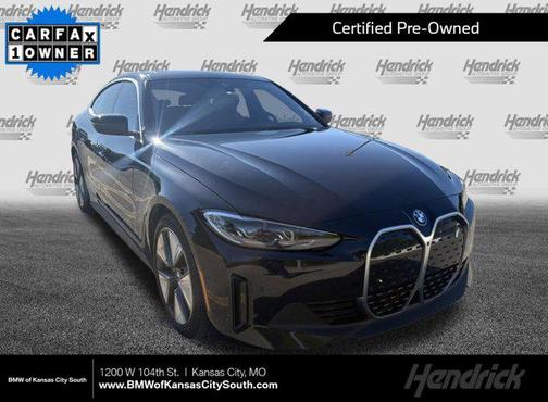 Black Sapphire Metallic 2024 BMW i4 Gran Coupe eDrive40