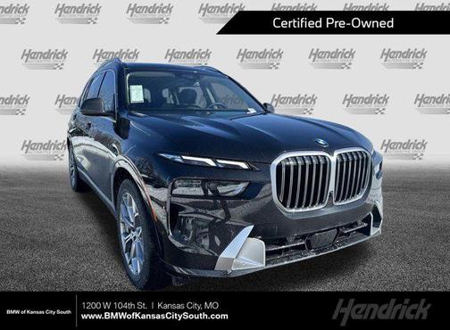 Black Sapphire Metallic 2025 BMW X7 xDrive40i