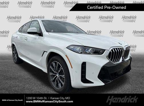 Alpine White 2025 BMW X6 xDrive40i