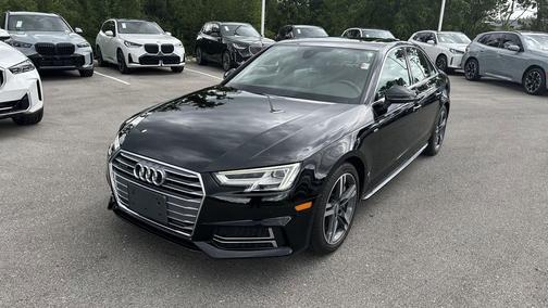 Brilliant Black 2018 Audi A4 2.0T Premium Plus