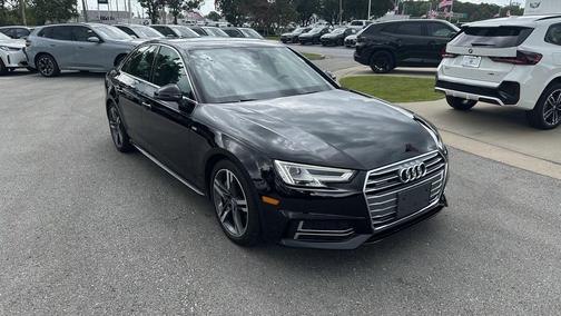 Brilliant Black 2018 Audi A4 2.0T Premium Plus