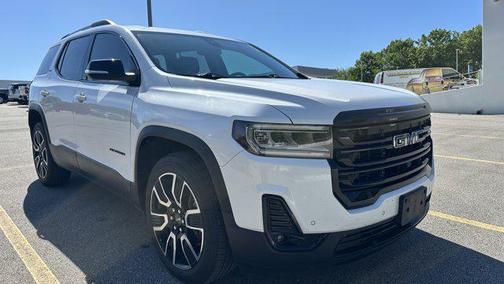 White Frost Tricoat 2021 GMC Acadia AWD SLT