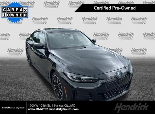 Black Sapphire Metallic 2023 BMW i4 Gran Coupe M50