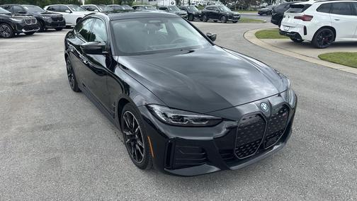 Black Sapphire Metallic 2023 BMW i4 Gran Coupe M50