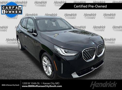 Black Sapphire Metallic 2025 BMW X3 30 xDrive