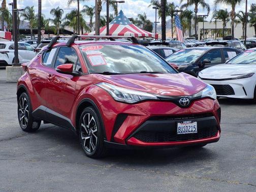 Supersonic Red 2021 Toyota C-HR XLE
