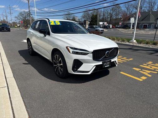 Crystal White 2025 Volvo XC60 B5 Plus