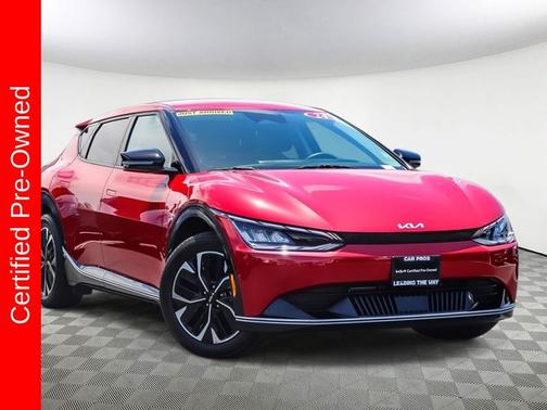 Red 2024 Kia EV6 Wind