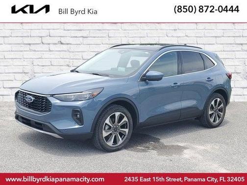 Blue 2024 Ford Escape Platinum