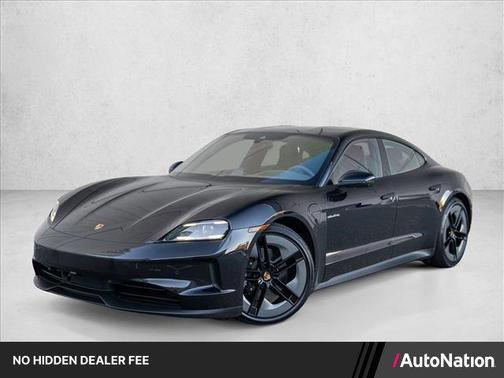 Jet Black Metallic 2026 Porsche Taycan 4