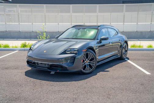 Volcano Grey Metallic 2023 Porsche Taycan GTS