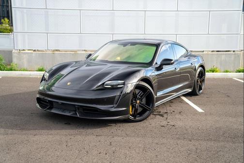 Jet Black 2021 Porsche Taycan Turbo S