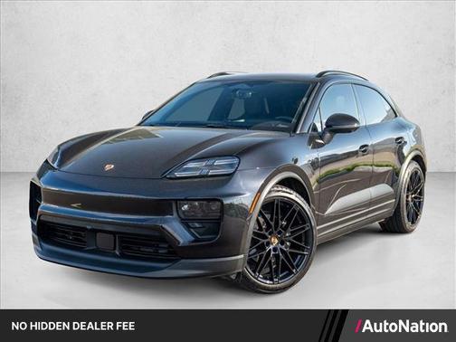Black 2025 Porsche Macan Macan Electric 4
