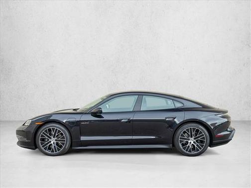 Jet Black Metallic 2025 Porsche Taycan 4