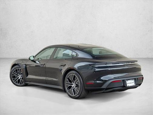 Jet Black Metallic 2025 Porsche Taycan 4