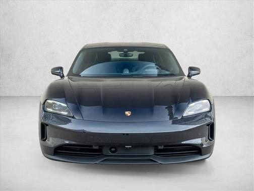 Jet Black Metallic 2025 Porsche Taycan 4