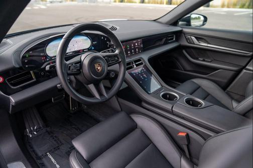 Black 2025 Porsche Taycan RWD