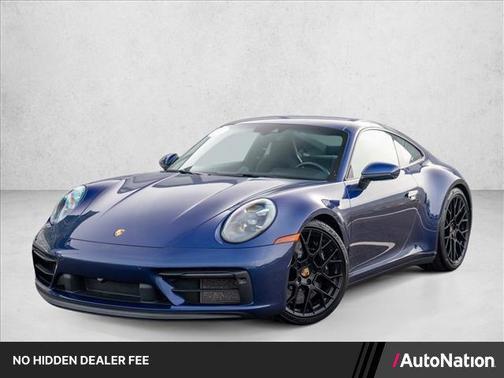 Gentian Blue Metallic 2024 Porsche 911 Carrera GTS