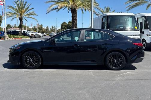 Midnight Black Metallic 2025 Toyota Camry SE