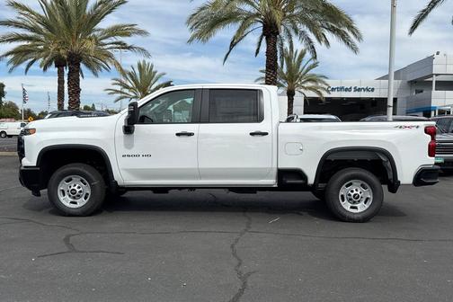 Summit White 2026 Chevrolet Silverado 2500 Crew Cab, Standard Bed, WT, 4WD