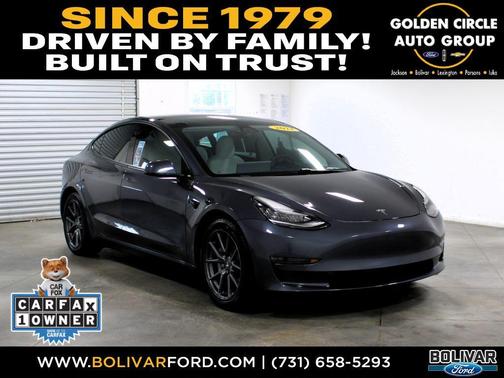 Deep Blue Metallic 2021 Tesla Model 3 Standard Range Plus